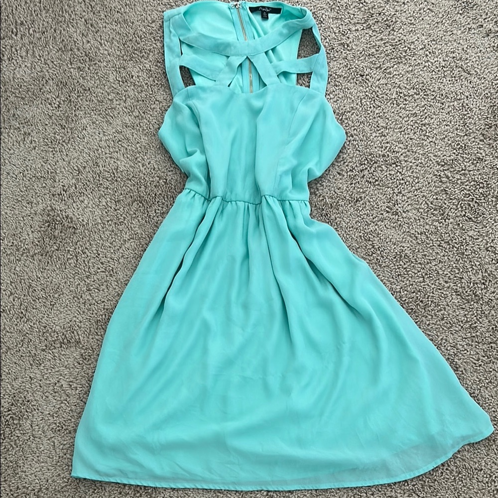 Papaya Halter Sundress